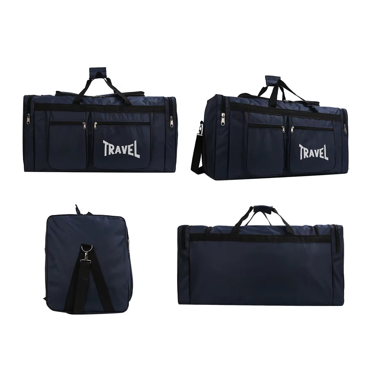 Travel Bag Foldable Large Capacity Waterproof Business Sports Handbag Wear-Resistant Portable Multifunction Duffel Bags Y36A