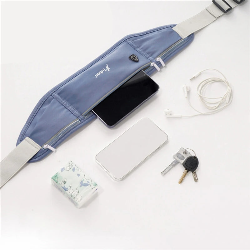 Outdoor Waterproof Invisible Waist Pack Running Waist Pack Sports Waist Pack Men'S and Women'S Models Hidden Fitness Bag