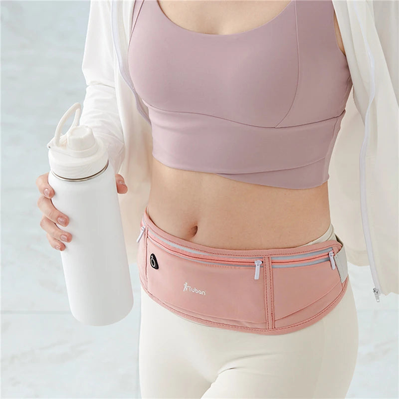 Outdoor Waterproof Invisible Waist Pack Running Waist Pack Sports Waist Pack Men'S and Women'S Models Hidden Fitness Bag